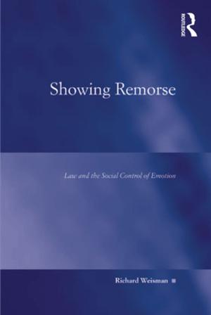 Cover of the book Showing Remorse by Bevis Fedder
