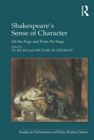 Cover of the book Shakespeare's Sense of Character by 