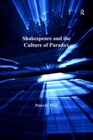 Cover of the book Shakespeare and the Culture of Paradox by E. J. Mishan