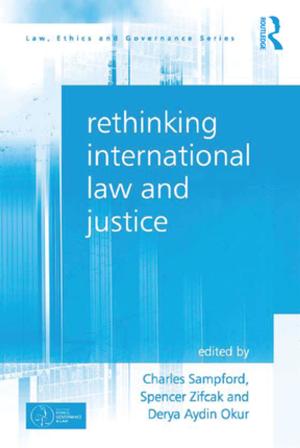Cover of the book Rethinking International Law and Justice by Sonia Ryang