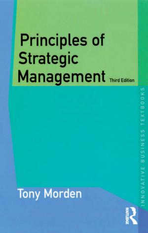 Cover of the book Principles of Strategic Management by Barbara McIntyre, Barbara Mcintyre, João Sampaio