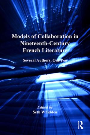 Cover of the book Models of Collaboration in Nineteenth-Century French Literature by Frances Thomson-Salo