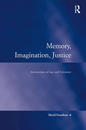 Cover of the book Memory, Imagination, Justice by David Ammons