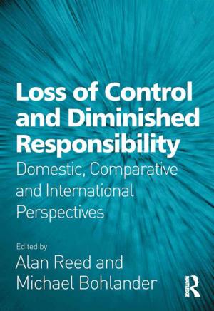 Cover of the book Loss of Control and Diminished Responsibility by Marijke Malsch