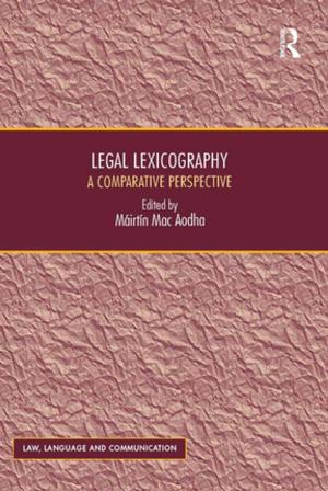 Cover of the book Legal Lexicography by Howard Chiang