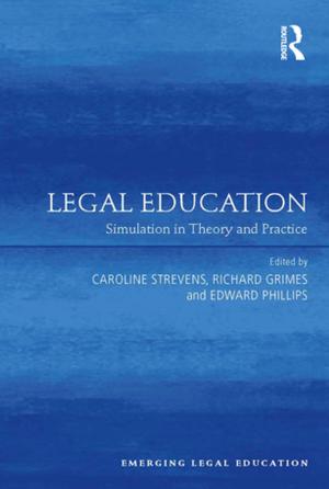 Cover of the book Legal Education by 