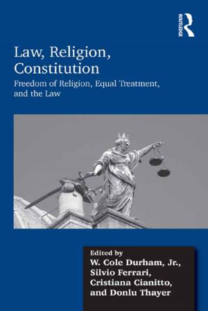 Cover of the book Law, Religion, Constitution by David V. Day, Stephen J. Zaccaro, Stanley M. Halpin