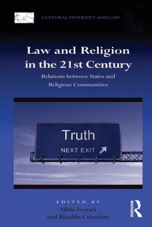 Cover of the book Law and Religion in the 21st Century by Stephen Bailey