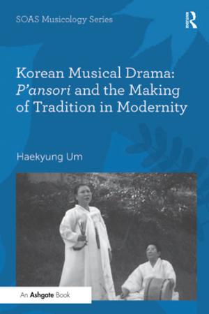 Cover of the book Korean Musical Drama: P'ansori and the Making of Tradition in Modernity by Shuangge Wen