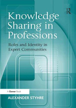 Cover of the book Knowledge Sharing in Professions by Geraint Howells, Stephen Weatherill