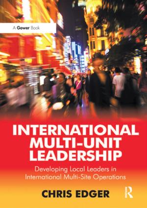 Cover of the book International Multi-Unit Leadership by Simon Glezos