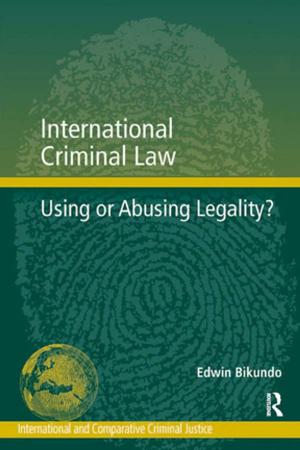 Cover of the book International Criminal Law by James Weinstein