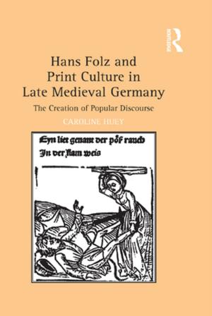 Cover of the book Hans Folz and Print Culture in Late Medieval Germany by Timothy Flynn