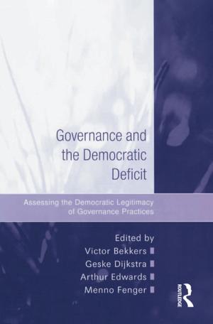 Book cover of Governance and the Democratic Deficit