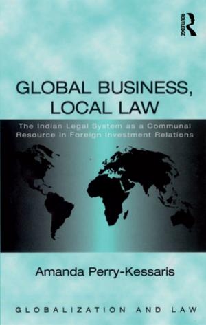 Book cover of Global Business, Local Law