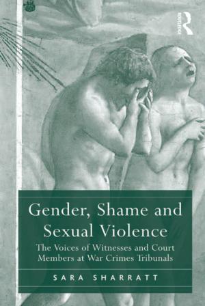 Cover of the book Gender, Shame and Sexual Violence by Thomas Ermacora, Lucy Bullivant