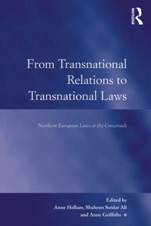Cover of the book From Transnational Relations to Transnational Laws by Ewa A. Golebiowska