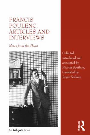 Cover of the book Francis Poulenc: Articles and Interviews by Arthur Koch, Jason Schmitt
