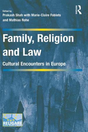 Cover of the book Family, Religion and Law by Burton Saint John III
