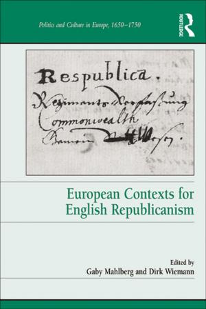 Cover of the book European Contexts for English Republicanism by Moshe M Pavlov