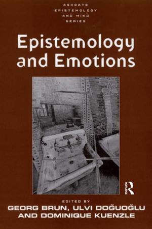 Cover of the book Epistemology and Emotions by Elin Diamond