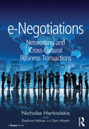 Cover of the book e-Negotiations by Brigittine M. French