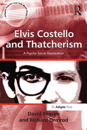 Book cover of Elvis Costello and Thatcherism