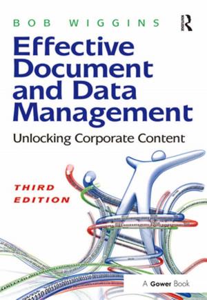 Cover of the book Effective Document and Data Management by Deborah Kutenplon, Ellen Olmstead