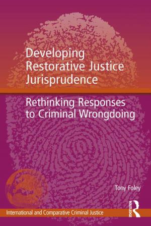 Cover of the book Developing Restorative Justice Jurisprudence by Tom Ashe