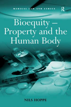 Cover of the book Bioequity – Property and the Human Body by David Cohen