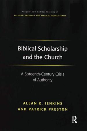 Cover of the book Biblical Scholarship and the Church by Sheila Blackburn