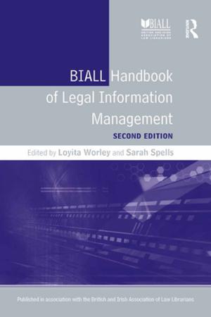 Cover of the book BIALL Handbook of Legal Information Management by Enzo Pace