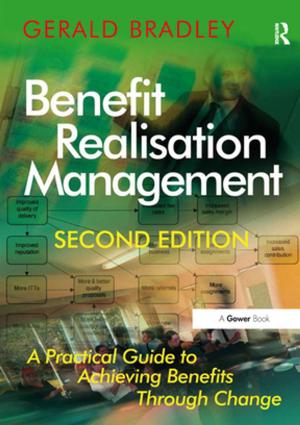Cover of the book Benefit Realisation Management by Jan Prillwitz, Stewart Barr, Tim Ryley, Gareth Shaw