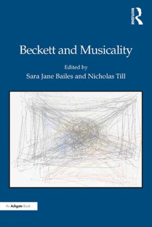 Book cover of Beckett and Musicality