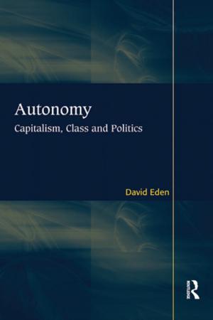 Cover of the book Autonomy by Peter Appelbaum, with David Scott Allen