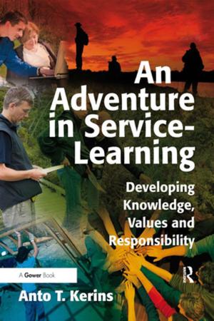 Cover of the book An Adventure in Service-Learning by Wim Wiewel, Gerrit Knaap, Wim Wiewel