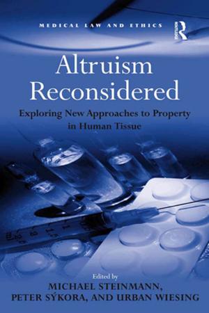 Cover of the book Altruism Reconsidered by Glyn W. Humphreys, M. Jane Riddoch