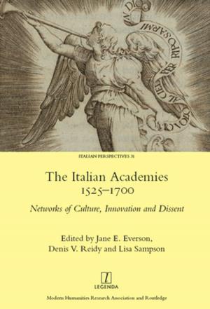 Cover of the book The Italian Academies 1525-1700 by Jules C Weiss