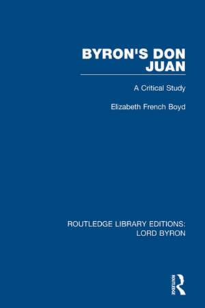 Cover of the book Byron's Don Juan by Jan Luiten van Zanden, Daan Marks