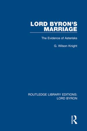 Book cover of Lord Byron's Marriage