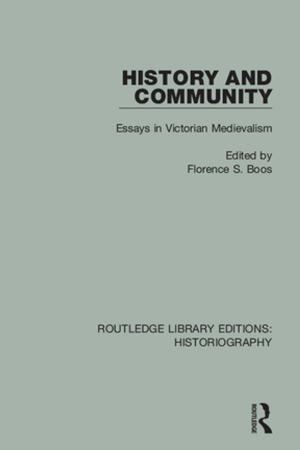 Cover of the book History and Community by David Tunley