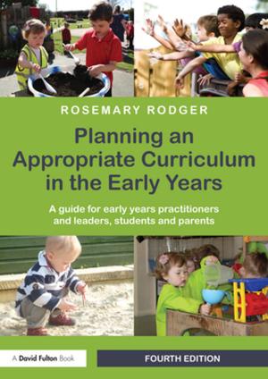 Cover of the book Planning an Appropriate Curriculum in the Early Years by Hartmut Kliemt