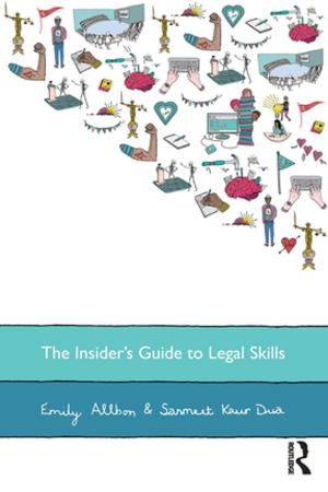 Cover of the book The Insider's Guide to Legal Skills by Martin Upchurch, Graham Taylor