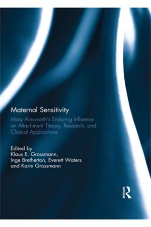 Cover of the book Maternal Sensitivity by Anit Somech, Izhar Oplatka