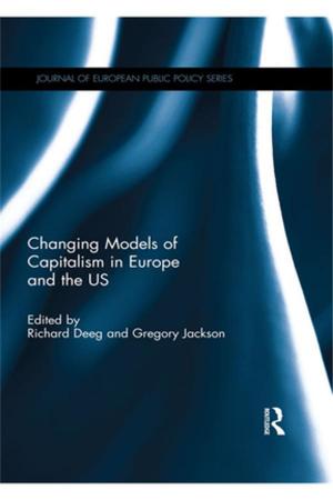 Cover of the book Changing Models of Capitalism in Europe and the U.S. by David Kraemer