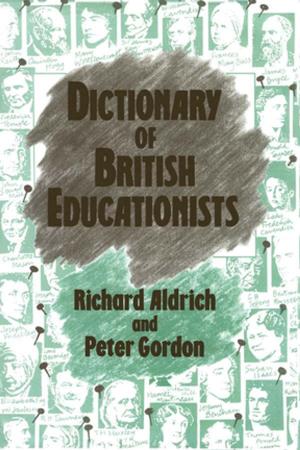 Book cover of Dictionary of British Educationists