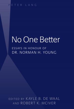 Cover of the book No One Better by Christoph Demmke
