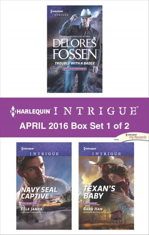 Cover of the book Harlequin Intrigue April 2016 - Box Set 1 of 2 by Tawny Weber, Isabel Sharpe, Samantha Hunter, Susanna Carr