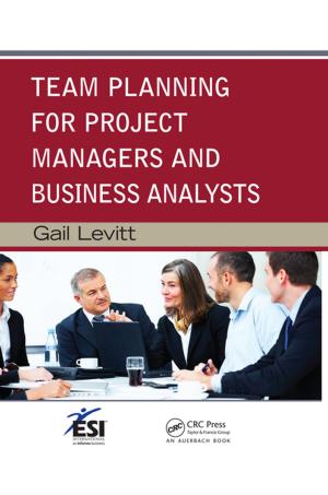Cover of the book Team Planning for Project Managers and Business Analysts by Jim Wild