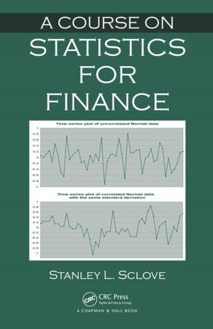 Cover of the book A Course on Statistics for Finance by Lucy Mitchell